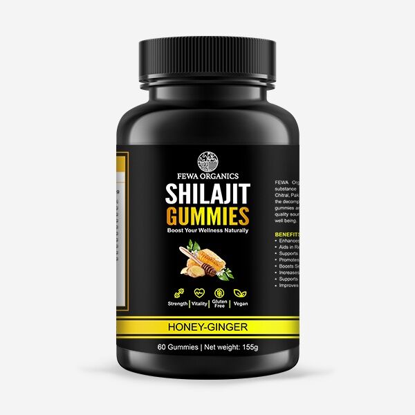 Shilajit Gummies Honey Ginger 155g