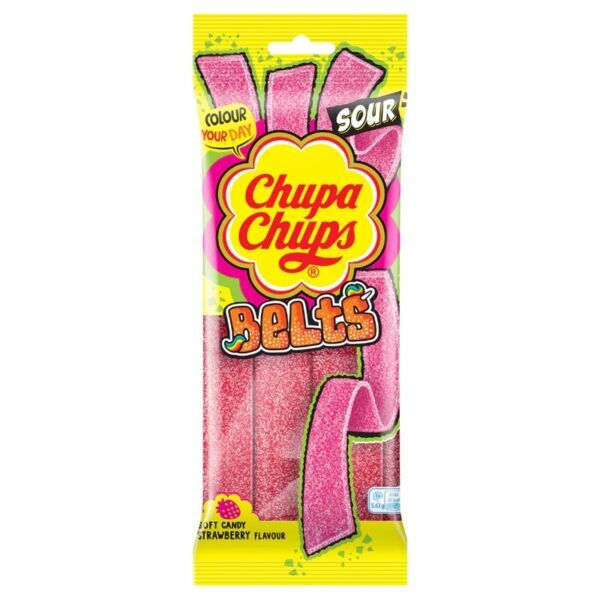 Chupa Chups Strawberry Belts 90g