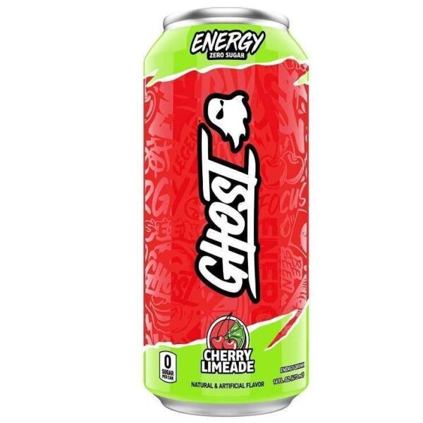 Ghost Cherry Energy Drink Limeade 473mL