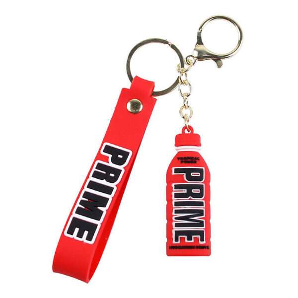 Prime Key Chain Red