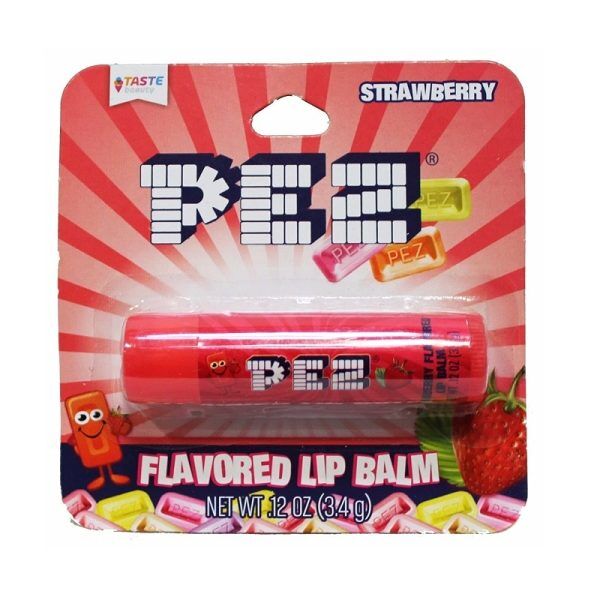 PEZ Strawberry Flavored Lip Balm