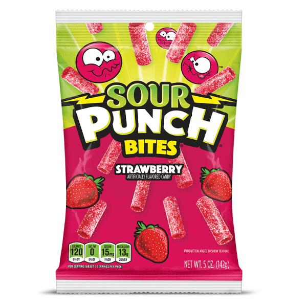 Sour Punch Bites Strawberry 142g