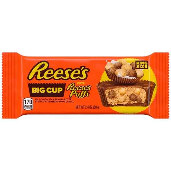 Reeses Big Cup With Reeses Puffs KS 68g